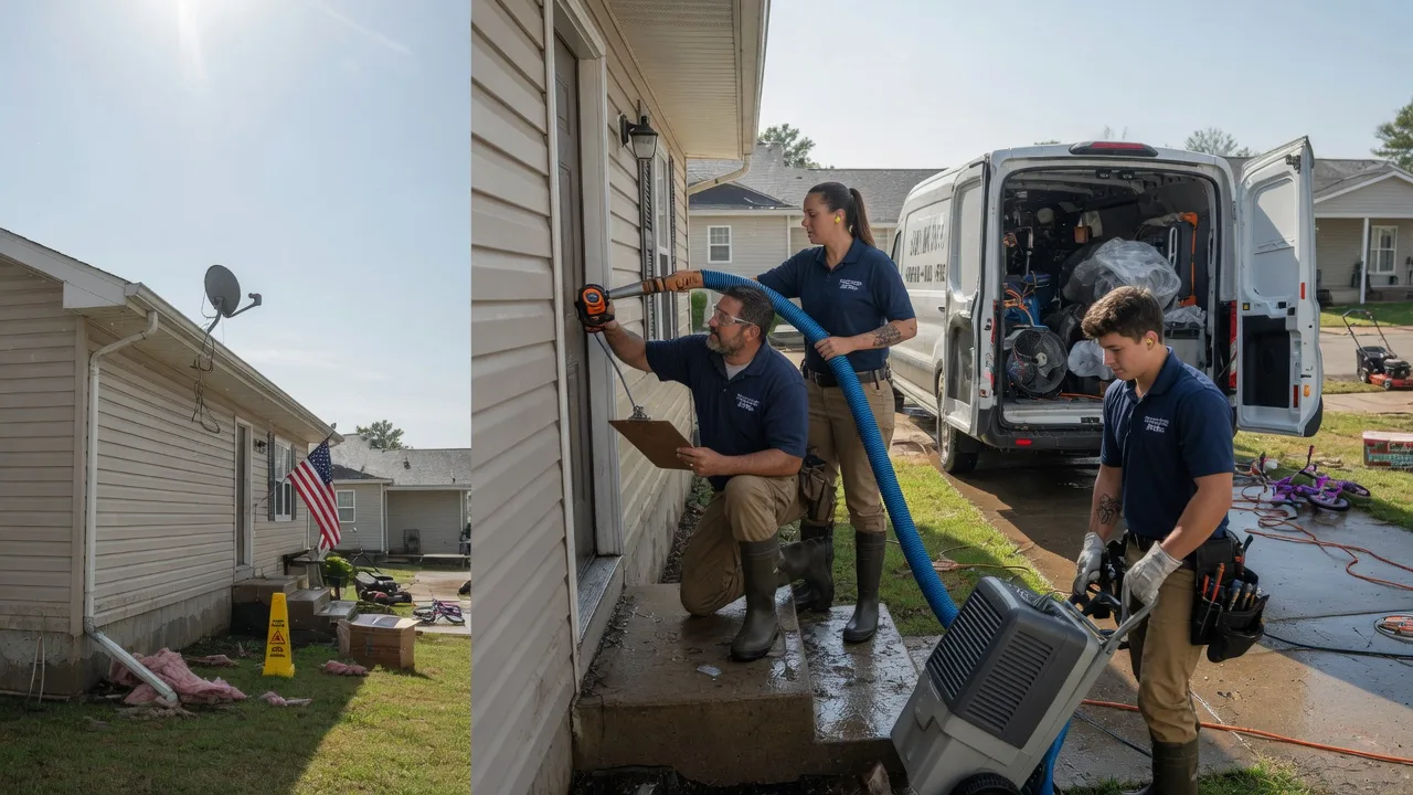 Ceiling Water Damage Restoration in Carbon, IN near me